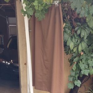 Talbots Classic Tan A-Line Skirt